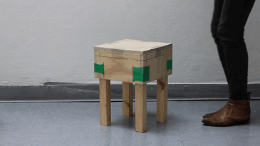 This Genius Woman Is Using Old Plastic Bottles As A Joining Material To Make Furniture