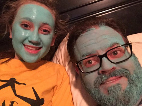 Just A Normal Friday Night With Sea Salt Clay Masks Watching A Movie