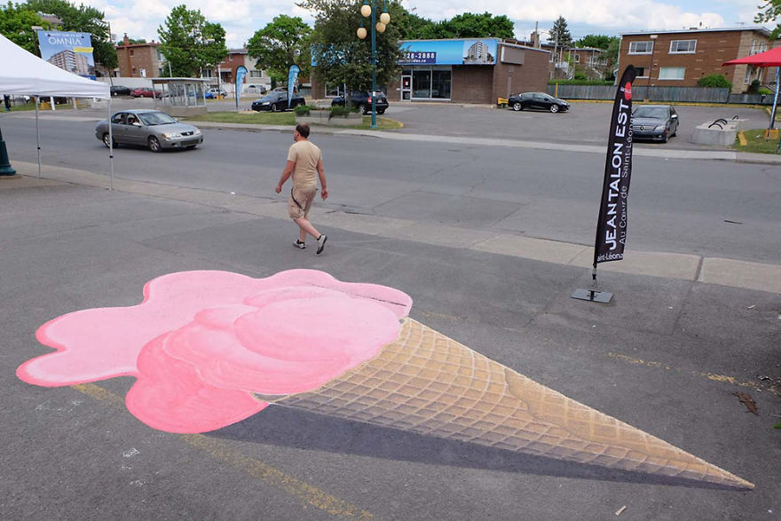 Peter Gibson Invigorates Rigid City Landscapes With His Whimsical Street Art
