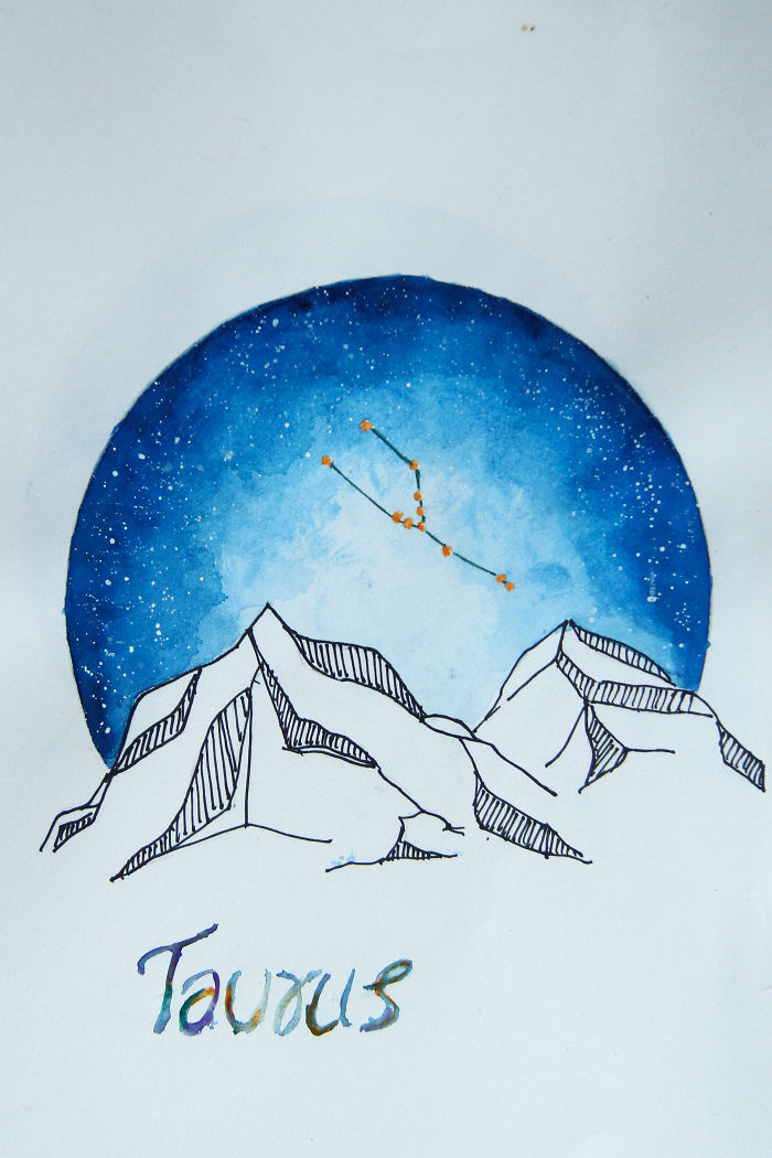 I Painted Zodiac Sign Constellations I Painted Zodiac Sign Constellations