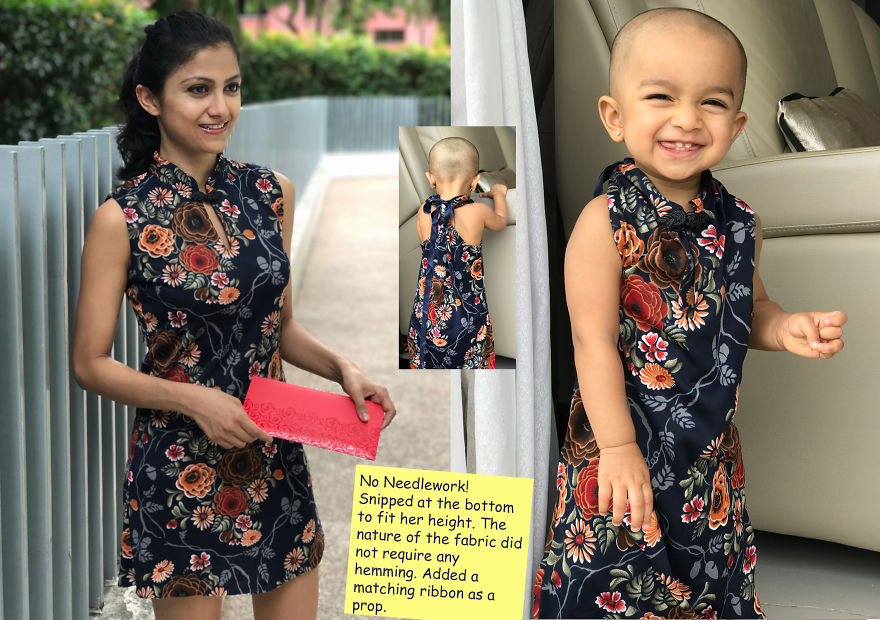 I Make My Daughter's Clothes From Mine Under 2 Minutes!