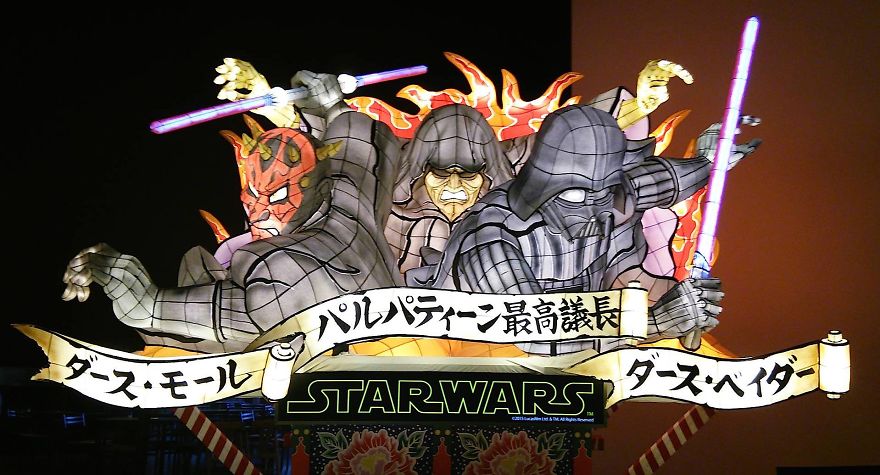 Star Wars Depicted As Japanese Festival Floats