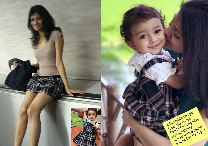 I Make My Daughter's Clothes From Mine Under 2 Minutes!