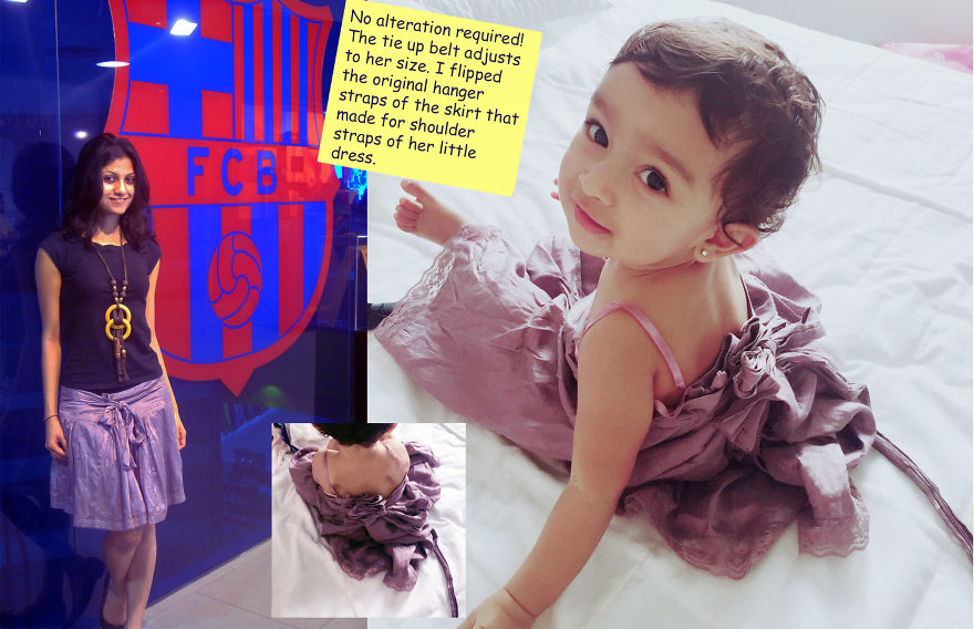 I Make My Daughter's Clothes From Mine Under 2 Minutes!
