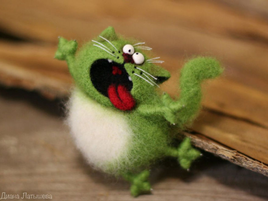 Funny Felted Toys By Diana Latysheva Will Boost Your Spirits At First Glance