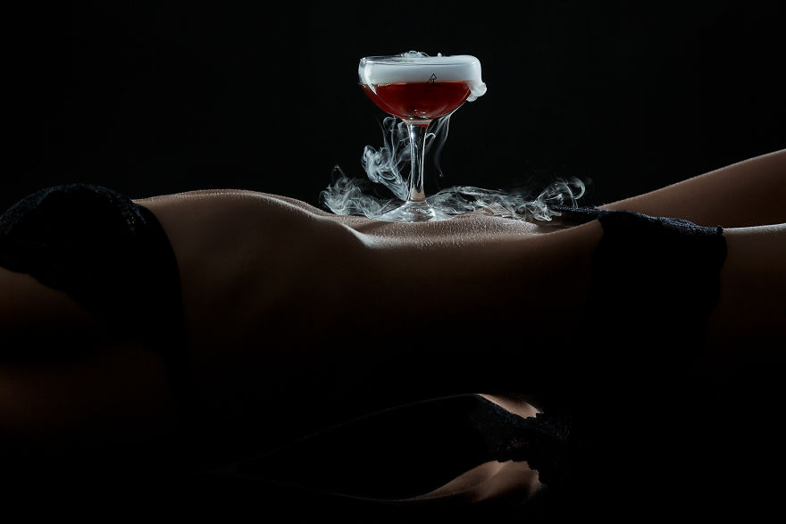 Food Photographer Created Photo Session Inspired By The Cult Movie "Fifty Shades Darker"