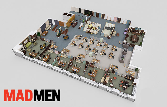7 Incredibly Detailed 3D Floor Plans Of Your Favorite TV Shows