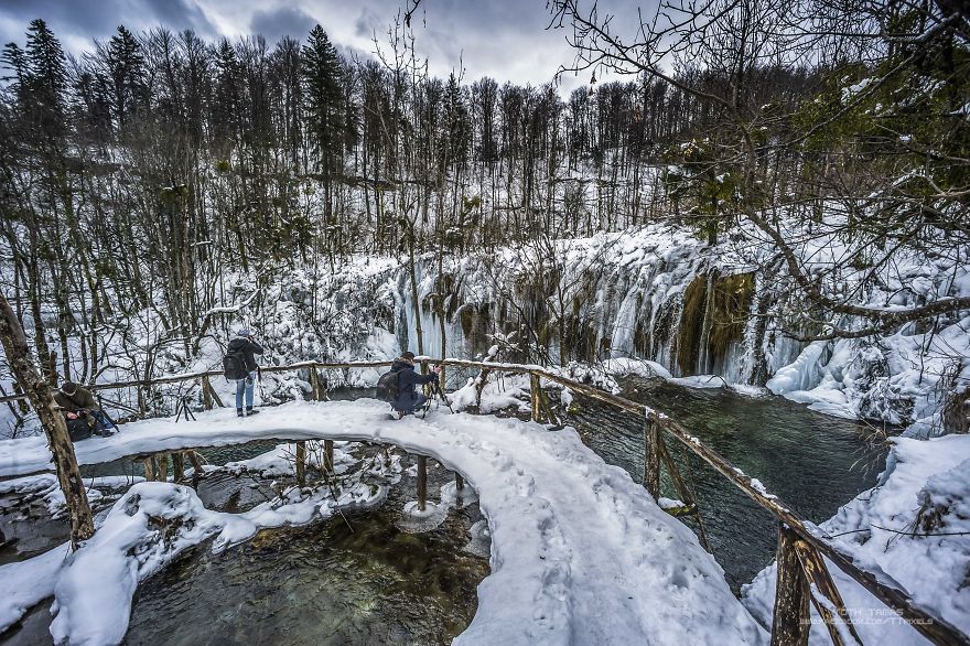 The Frozen World Of Thousand Waterfalls, Plitvice Lakes, Croatia