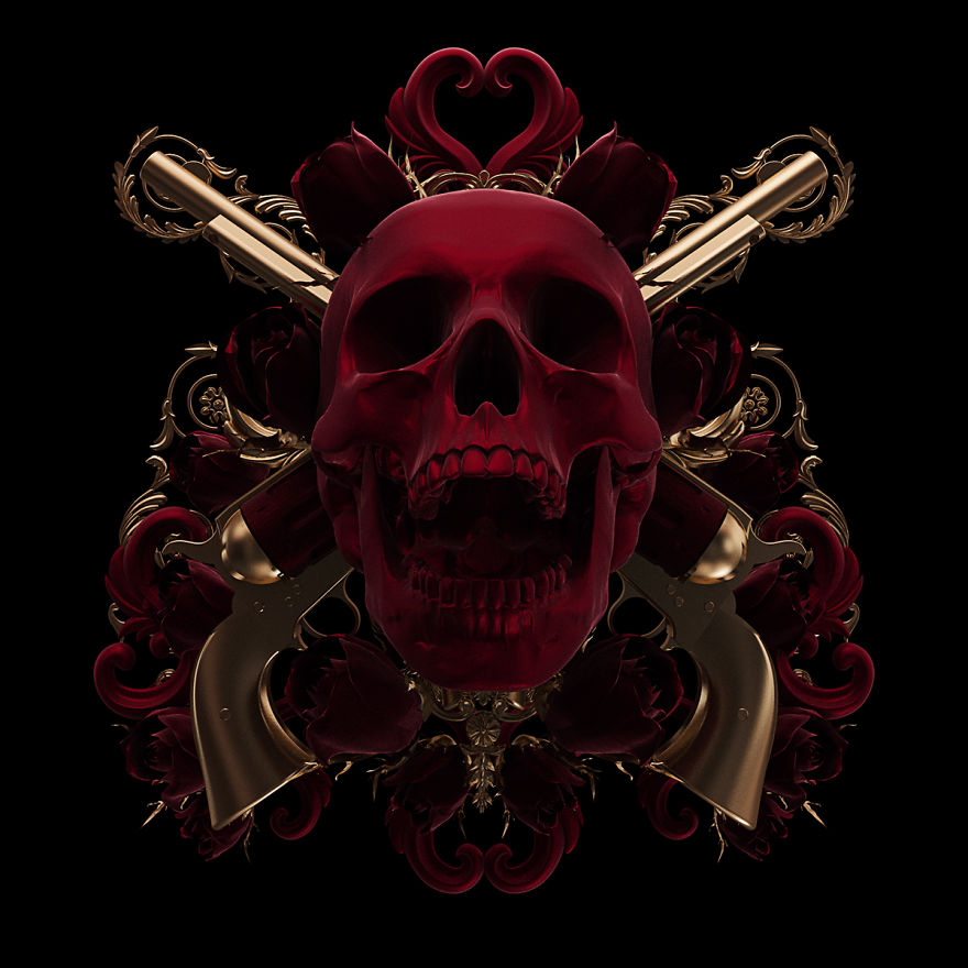 Morbid Attraction Illustrations: My Tattoo-inspired Project Reimagined In 3d
