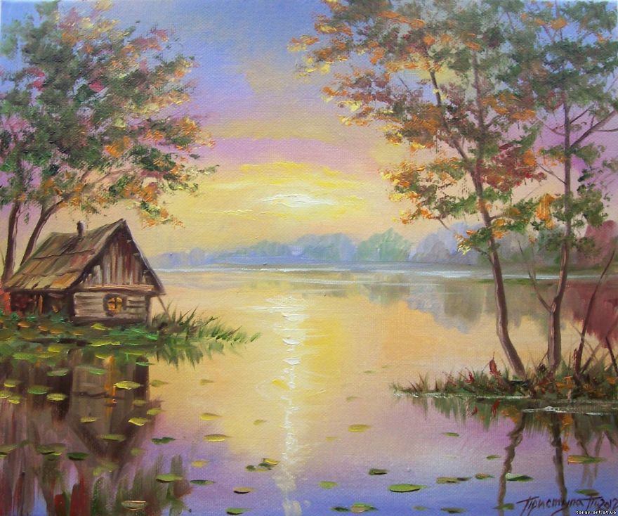 Free Artist, Who Is In Love With Ukrainian Nature