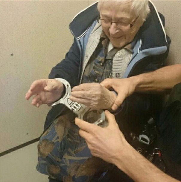 99-Year-Old Woman Gets Arrested And Put In Jail To Check It Off Her Bucket List
