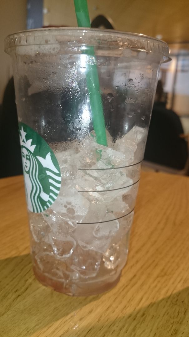 How Many Icecubes It Takes To Make A Starbucks Icetea :-(