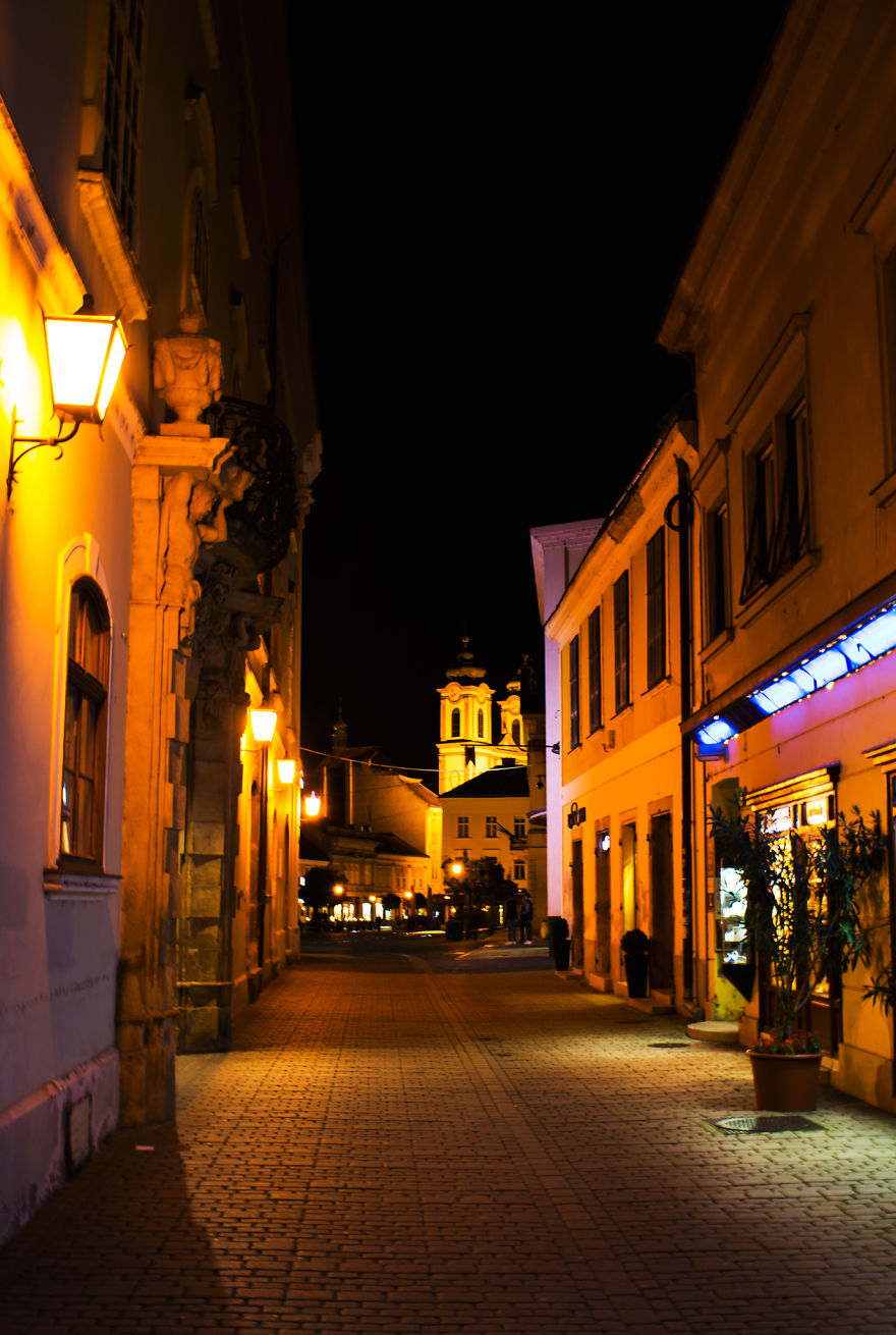 I Photographed My Hungarian Hometown At Night