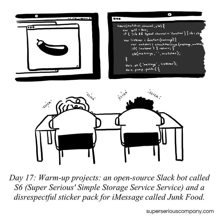 Experienced Programmer And Amateur Cartoonist Create Super Serious Company, And The Results Are Hilarious.