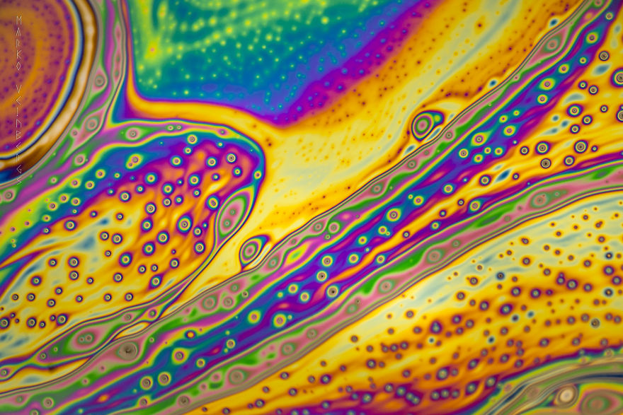 Interference On A Soap Bubble