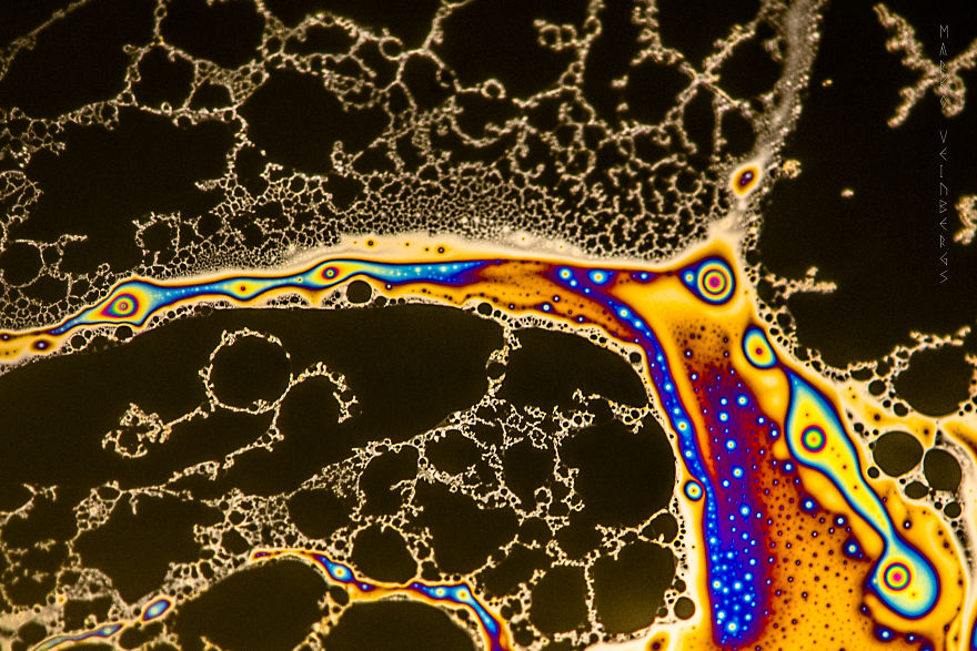 Interference On A Soap Bubble