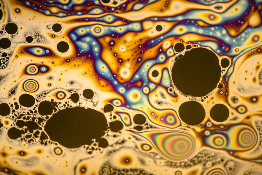Interference On A Soap Bubble
