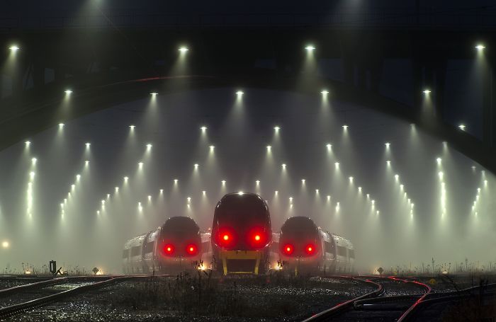 Train Station In Denmark