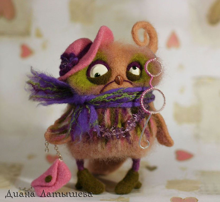 Funny Felted Toys By Diana Latysheva Will Boost Your Spirits At First Glance