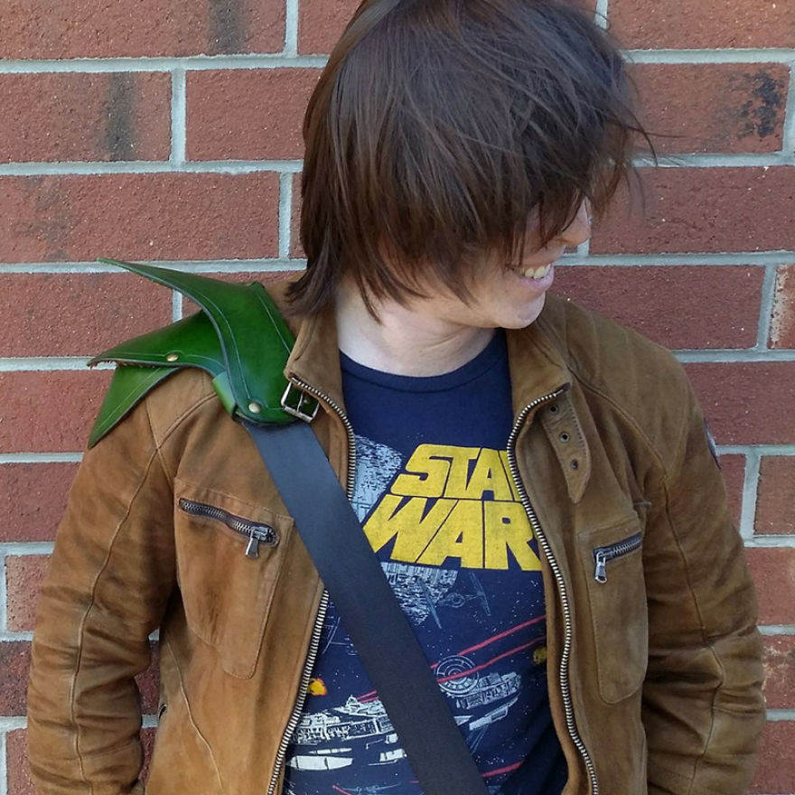 I Make Leather Pauldrons For Everyday Geek Style