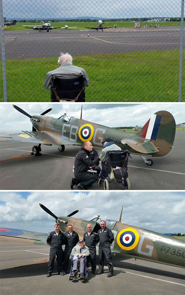 Dying World War Two Engineer Gets Last Wish Granted: To Be Reunited With Iconic Plane, After Bosses See Him Staring Forlornly Through Fence From His Wheelchair