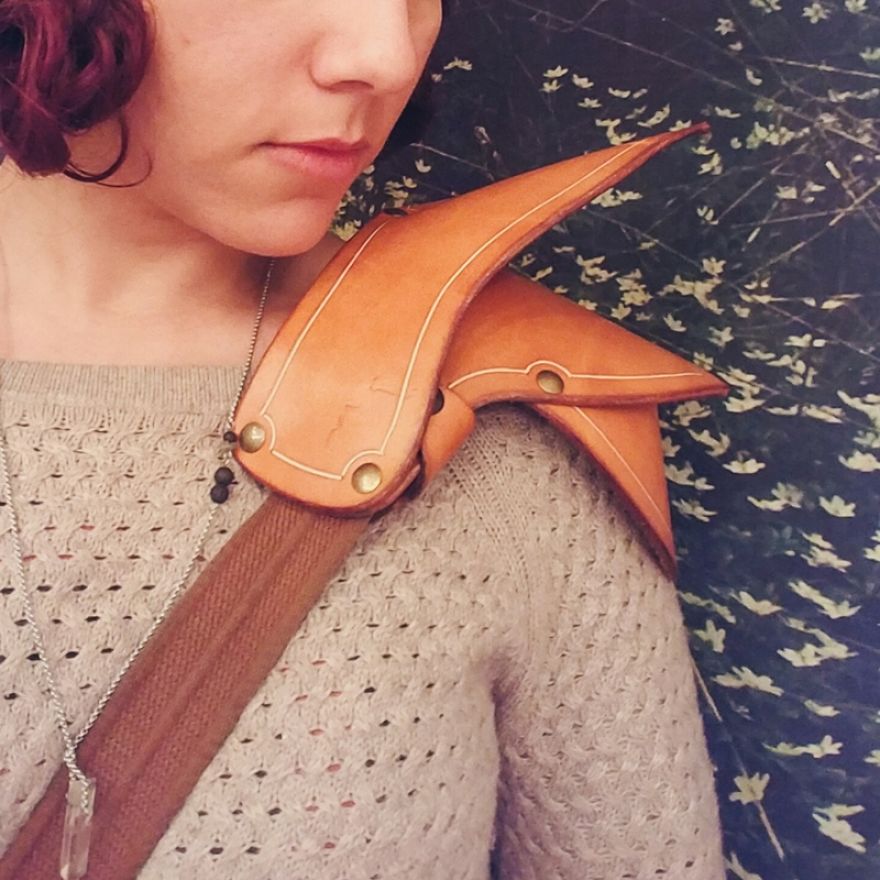 I Make Leather Pauldrons For Everyday Geek Style
