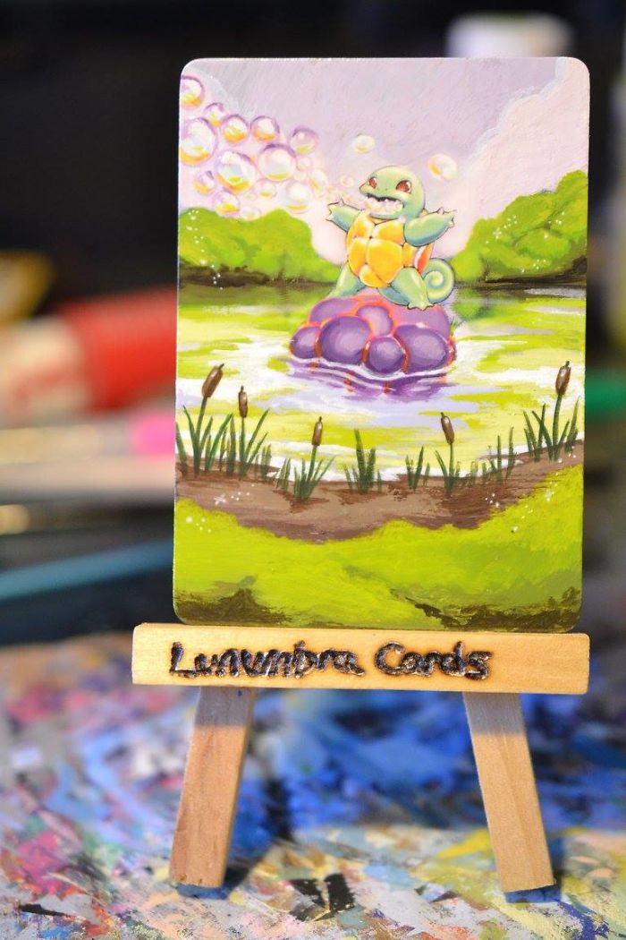 I Bring Old Pokemon Cards Back To Life By Repainting Them