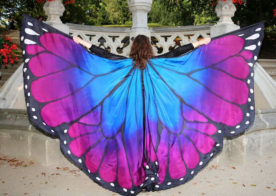I Paint Silk Butterfly Wings