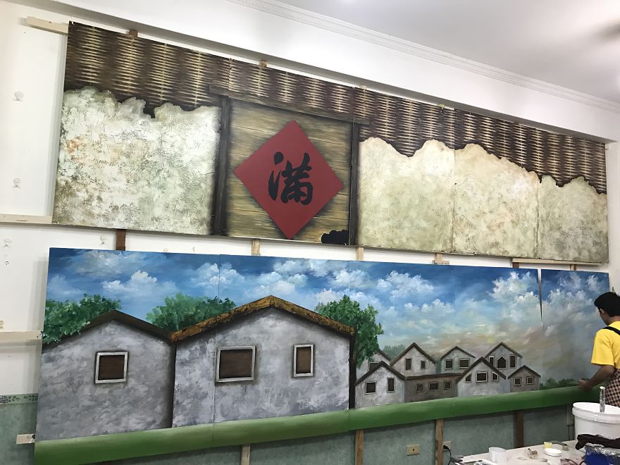 I Painted A Traditional Taiwanese Barn