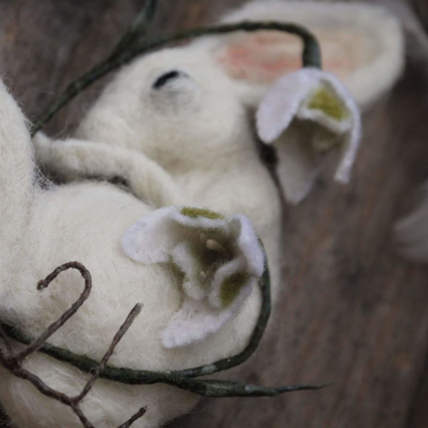 'imbolc Lepus' The Hare That Dreams Away The Quiet Hours Amongst The Silence Of Snowdrops. 'imbolc Lepus' The Hare That Dreams Away The Quiet Hours Amongst The Silence Of Snowdrops.