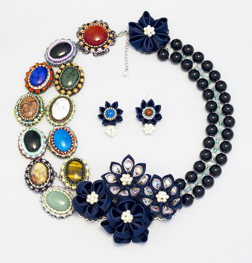 Kanzashi Flower - Mizuhiki Jewelry By Asuka Saito Kanzashi Flower - Mizuhiki Jewelry By Asuka Saito