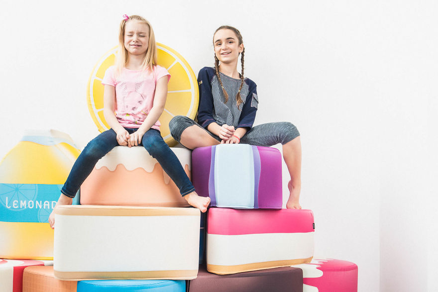 Giant Candy Poufs Will Satisfy Your Sweet Tooth
