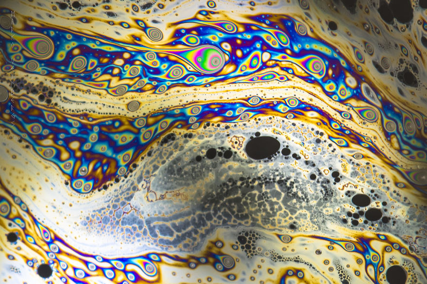 Interference On A Soap Bubble