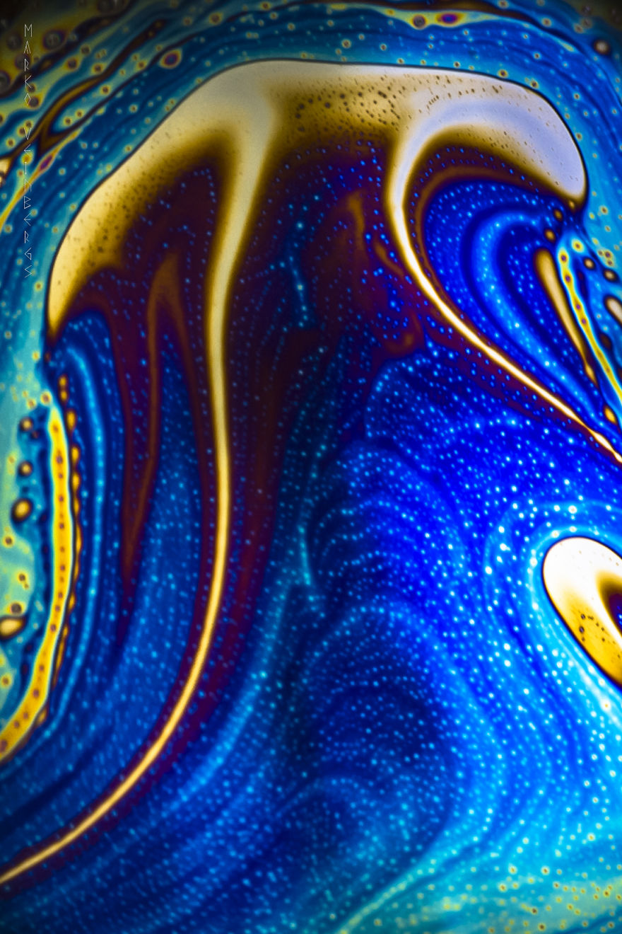 Interference On A Soap Bubble