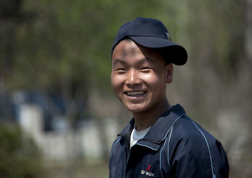 Trendy Teenager In Pyongyang, North Korea
