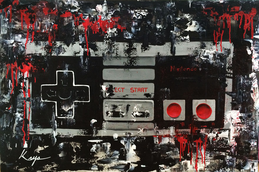 Acrylic Paintings By Self Tought Artist