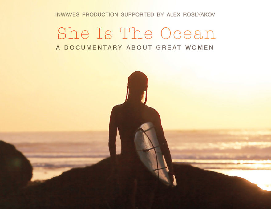 "She Is The Ocean"- From 6 To 85 - Mosaic Portrait Of A Woman That Devotes All Her Life To The Ocean. "She Is The Ocean"- From 6 To 85 - Mosaic Portrait Of A Woman That Devotes All Her Life To The Ocean.