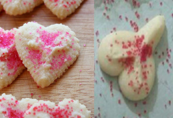 Heart-shaped Cookies...