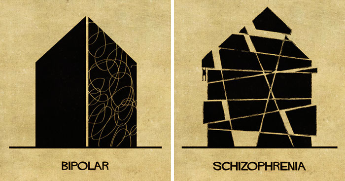 Using Architecture To Explain 16 Mental Illnesses And Disorders