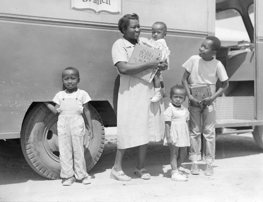 Mrs. Josie Sanders, Richard Sanders, Jerome Sanders And Two Younger Children. C1950s