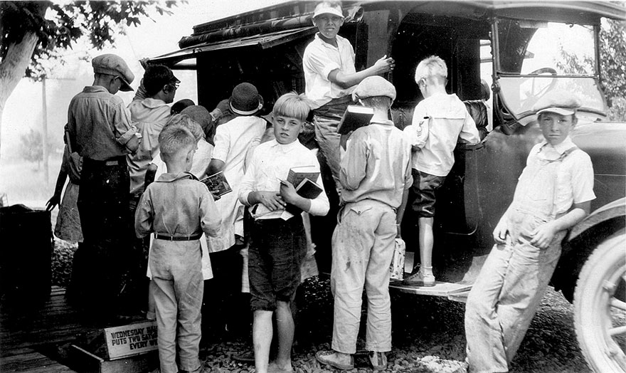 Summer Book Wagon, 1928