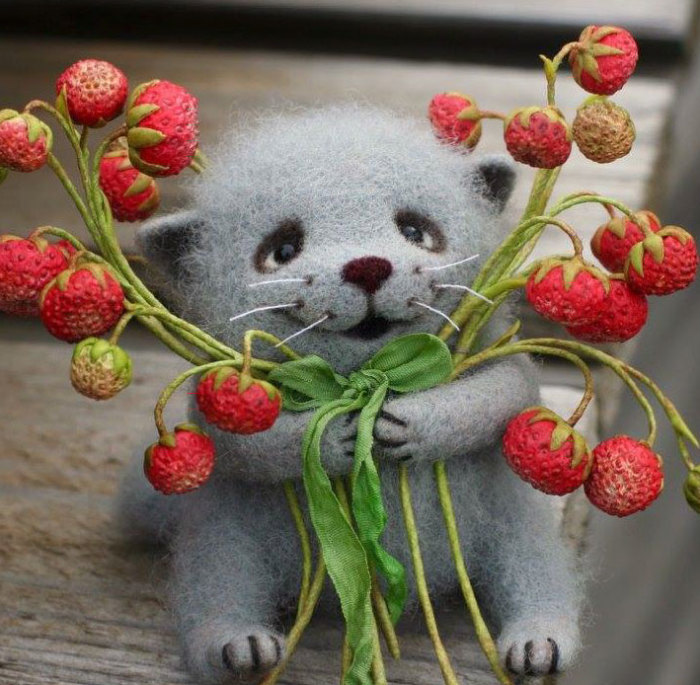 Mood Boosting Felted Toys By A Russian Artist Diana Latysheva