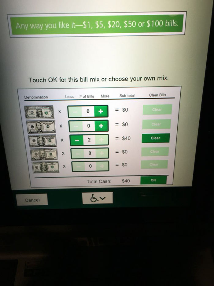 This ATM Lets You Pick What Bills You Want