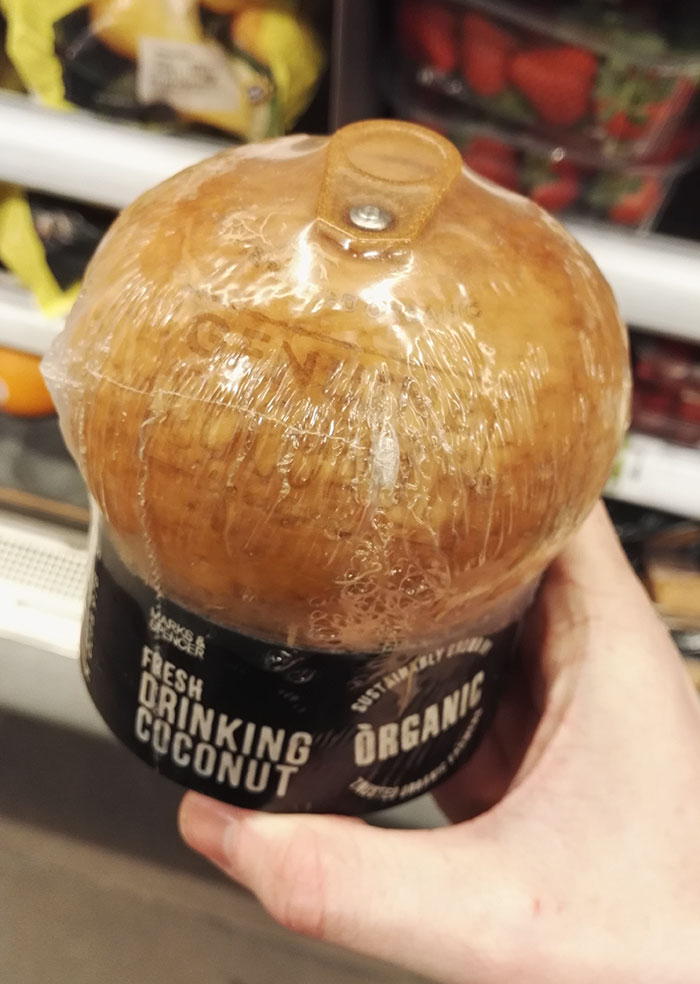 coconut with a pull top