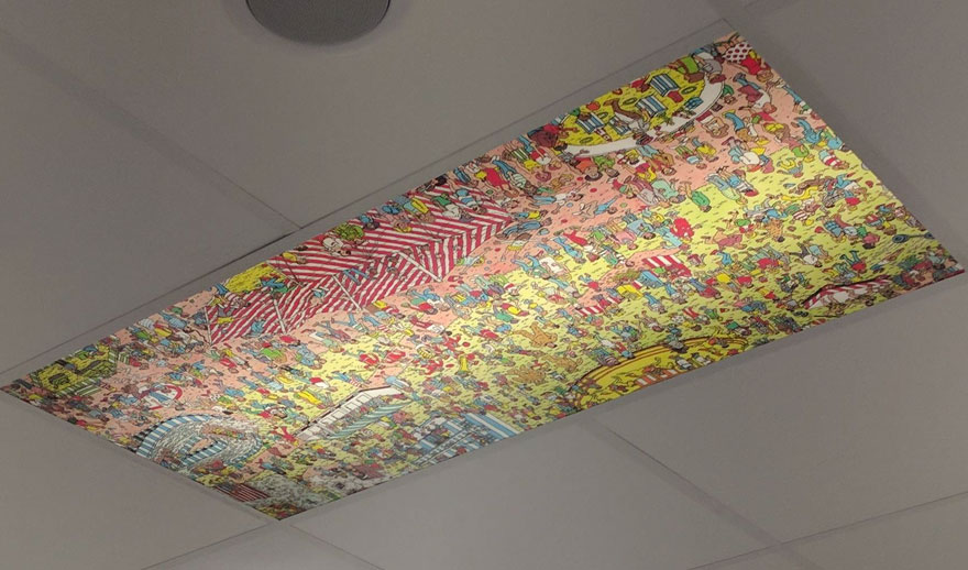 This Dentist Has A Ceiling 'Where’s Waldo?' For Patients To Look At During Appointments