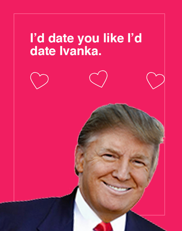 Trump Valentine's Day Cards