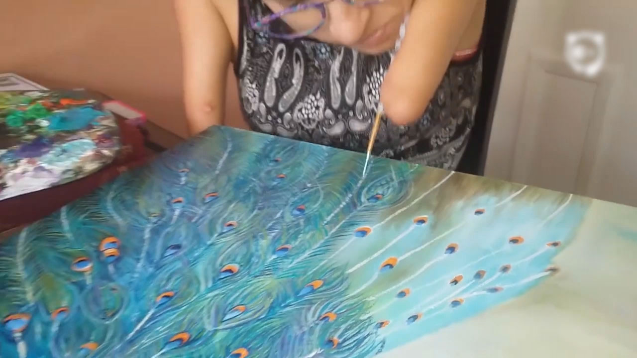 When Your Desire To Paint Is Stronger Than Your Disability