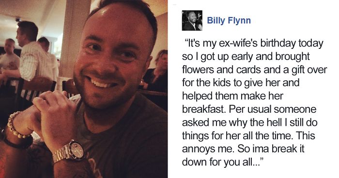Dad Explains Why He Still Does Nice Things For His Ex-Wife, Goes Incredibly Viral For The Best Reason