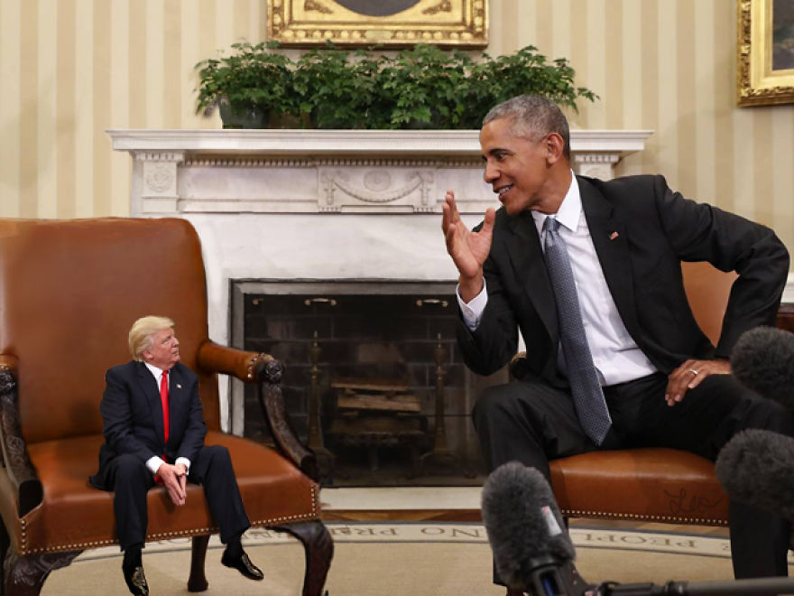 Tiny Trumps Meeting With Obama, After Being Elected