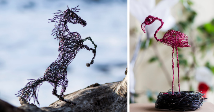 I Create Animal Sculptures Using Wire To Spread Awareness About Our  Endangered Nature | Bored Panda